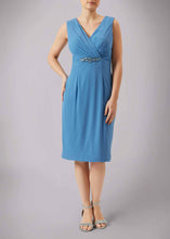 Load image into Gallery viewer, Blue mother of the bride and groom chiffon dress

